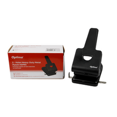 Perforator metalic, 65 coli, Optima Premium MP65 - negru