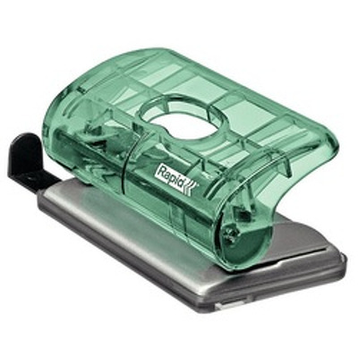 Perforator plastic ColourBreeze FC5, 10 coli, cutie, verde