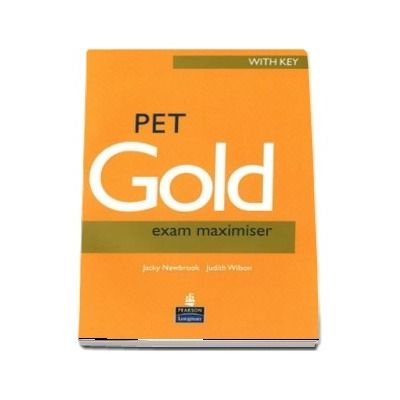 PET Gold Exam Maximiser with key NE and Audio CD Pack