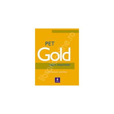 PET Gold Exam Maximiser with key