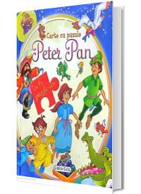 Peter Pan. Carte cu puzzle, cu 6 puzzle-uri (coperti buretate si pagini cartonate)