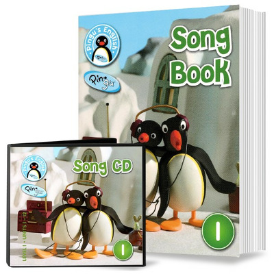 Pingu s English: Song Book si Song CD – Level 1