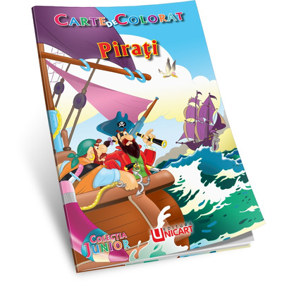 Pirati, carte de colorat (B5)