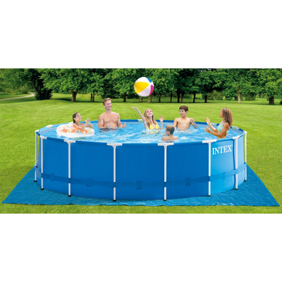 Piscina Intex Frame cu pompa de filtrare si scara incluse
