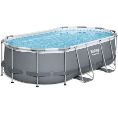 Piscina Ovala cu Filtru Power Steel