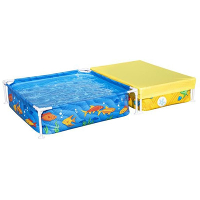 Piscina Patrata My First Frame cu Groapa de Nisip 213 x 122 x 30,5 cm