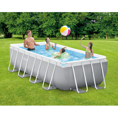 Piscina rectangulara Prism, pompa si scara inclusa