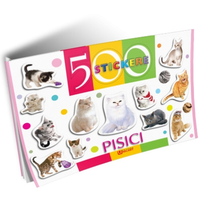 Pisici - 500 stickere