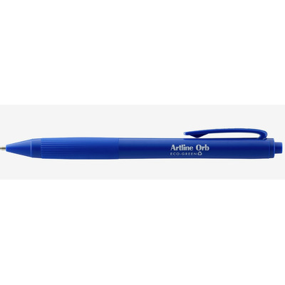 Pix ARTLINE Orb Eco Green, rubber grip, varf 1.0mm - albastru