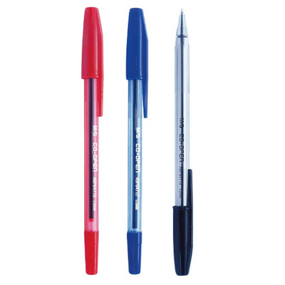 Pix cu capac, M&G, varf 0.7mm, culoare cerneala albastra