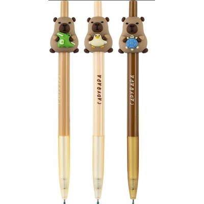 Pix cu gel Strigo, cerneala albastra, seria Capybara