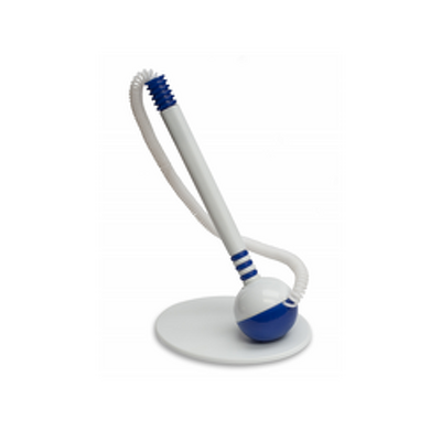 Pix cu suport autoadeziv si snur, vertical, Office Products - corp alb/albastru - scriere albastra