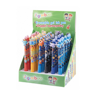 Pix erasable, cu radiera motive cosmice in capatul pixului, GIMBOO