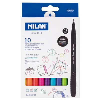 Pix fineliner set 10 MILAN 6120410