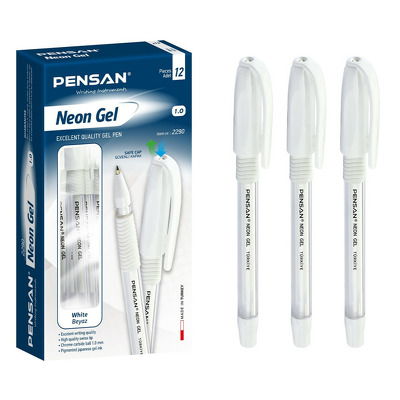 Pix gel Neon alb PENSAN