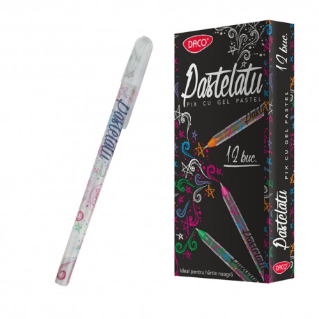 Pix gel Pastelatu alb Daco