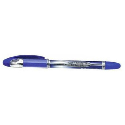 Pix Penac Soft Glider , rubber grip, 1.6mm, varf metalic - scriere albastra