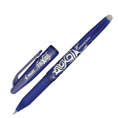 Pix roller 0.7 Frixion Pilot cu radiera, albastru