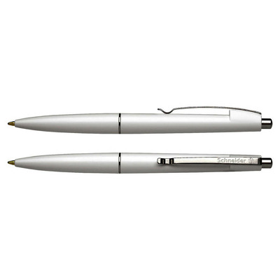 Pix Schneider Office, clema metalica, corp alb - scriere albastra