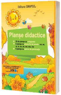 Planse didactice. Ortograme, grupuri de litere, semne de punctuatie