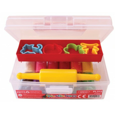 Plastilina 12 culori 375g Plastinica