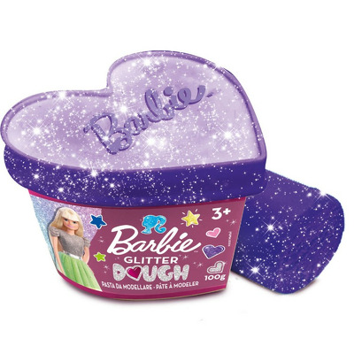 Plastilina cu sclipici - Barbie