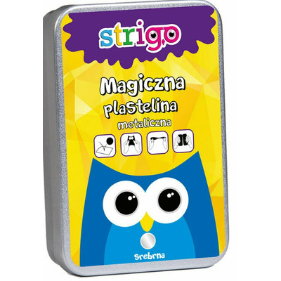 Plastilina magica Strigo METALLIC Argintiu