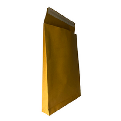 Plic C4 (324x229mm), cu burduf 40mm, lipire siliconica, 250 buc/cutie, Optima - kraft