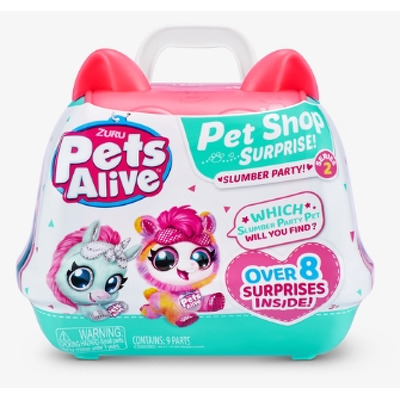 Plus interactiv animalut vorbitor Pets Alive Pet Shop in pijamale