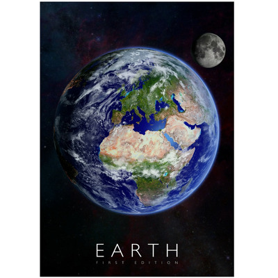 Poster AR (Realitate Augmentata), Curiscope Multiverse, Terra, format A1