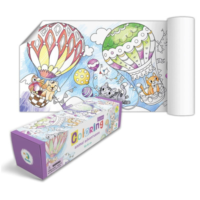 Poster de colorat - Aventurile animalutelor