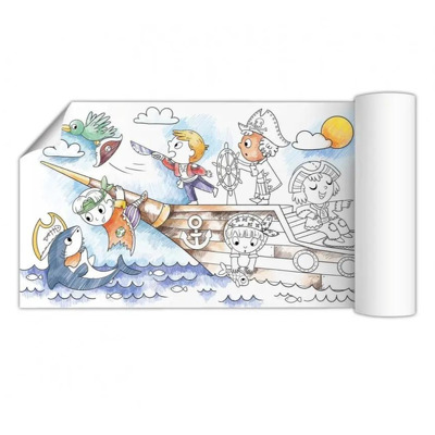 Poster de colorat - Pirati