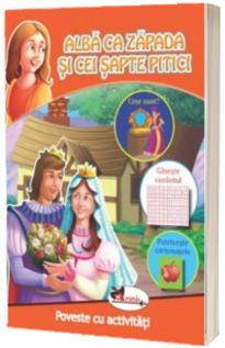 Poveste cu activitati - Alba ca zapada si cei sapte pitici