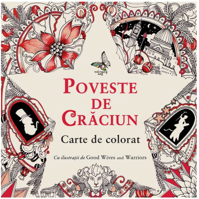 Poveste de Craciun - carte de colorat