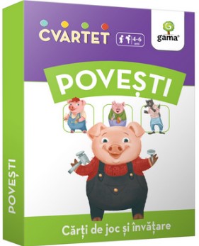 Povesti - Carti de joc si invatare (Colectia Cvartet 4-6 ani)