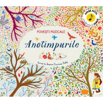 Povesti muzicale. Anotimpurile. Carte cu sunete