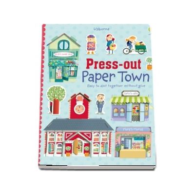 Press-out paper town