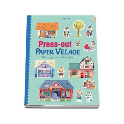 Press-out paper village