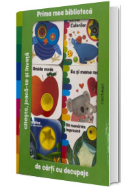 Prima mea biblioteca de carti cu decupaje