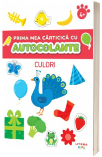 Prima mea carticica cu autocolante. Culori