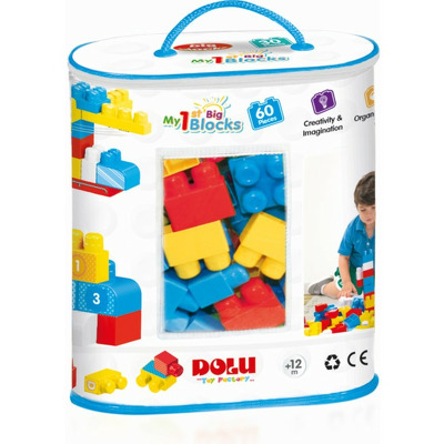 Primele cuburi de construit - 60 piese