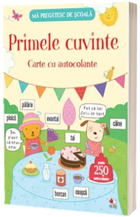 Primele cuvinte. Carte cu autocolante