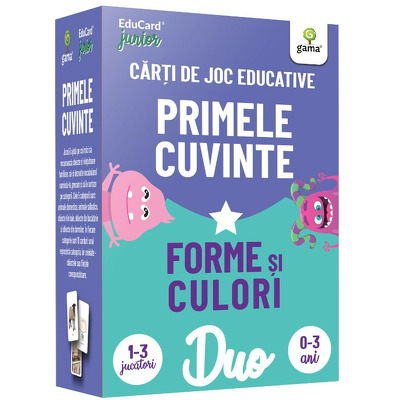 Primele cuvinte - Forme si culori. DuoCard