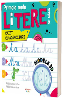 Primele mele litere de mana. Caiet cu adancituri