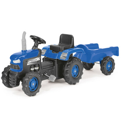 Primul meu tractor cu remorca (albastru)