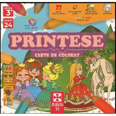 Printese, carte de colorat