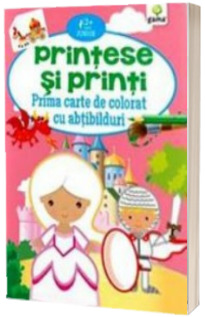 Printese si Printi. Prima carte de colorat cu abtibilduri (2-5 ani)