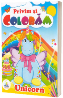 Privim si coloram. Unicorn
