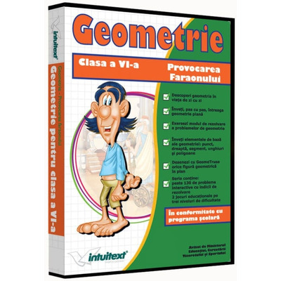 Provocarea Faraonului. Geometrie. Matematica pentru clasa a VI-a (Kit)