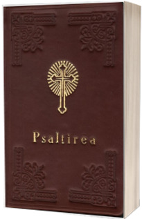 Psaltirea mijlocie (legata in piele)